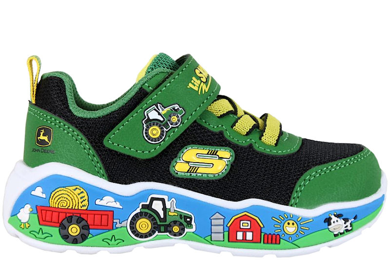 SKECHERS PLAY SCENE BARN SQUAD BUDDIES GREEN