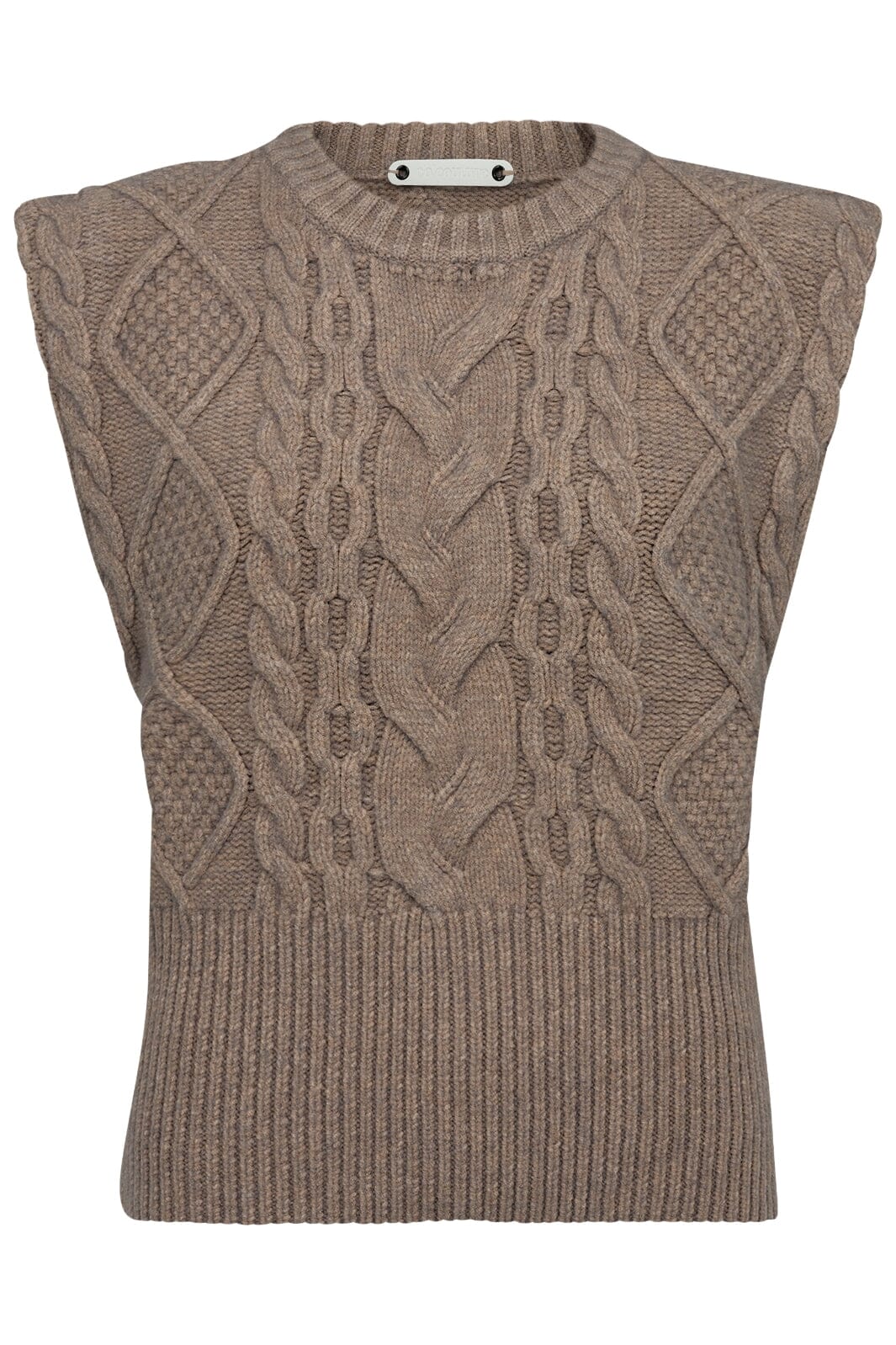 Co´Couture Rowcc Cable Zip Vest 32139