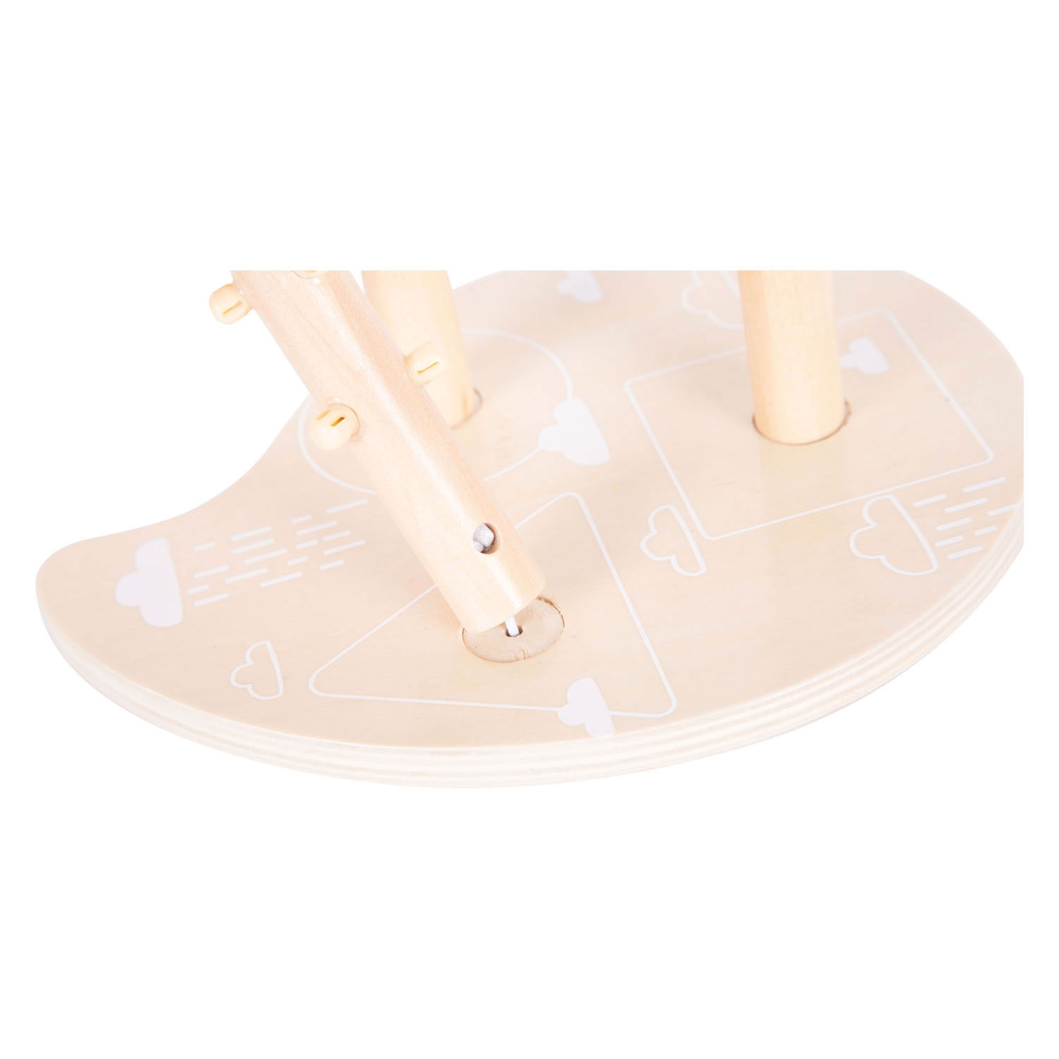 Small Foot - Houten Vormen en Sorterten Motoriek Stapelspeelgoed, 10dlg.