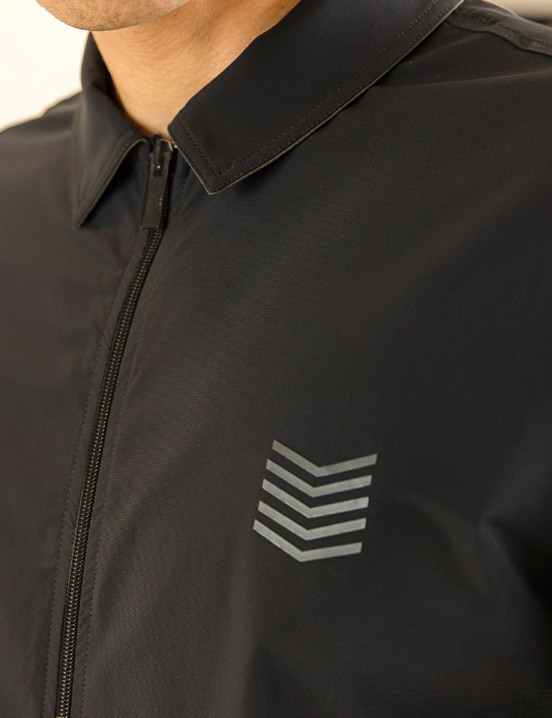HBT ARMY | CHARLIE ZIP CHEMISE HOMME NOIR