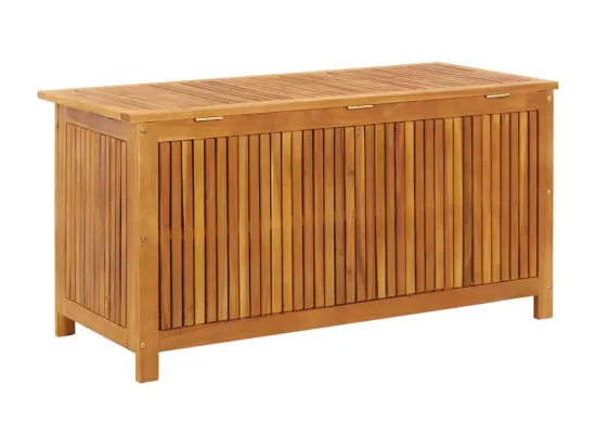 Coffre boîte meuble de bois marron 113 x 50 x 58 cm 02_0013000