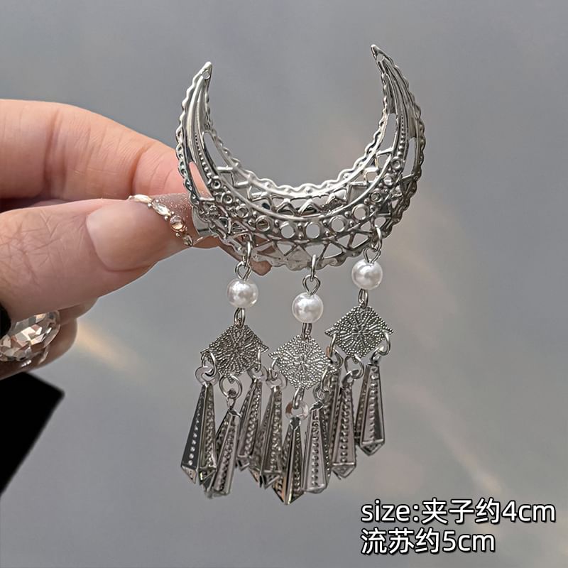 LIDO - Maan Fringed Alloy Haarspeld / Set