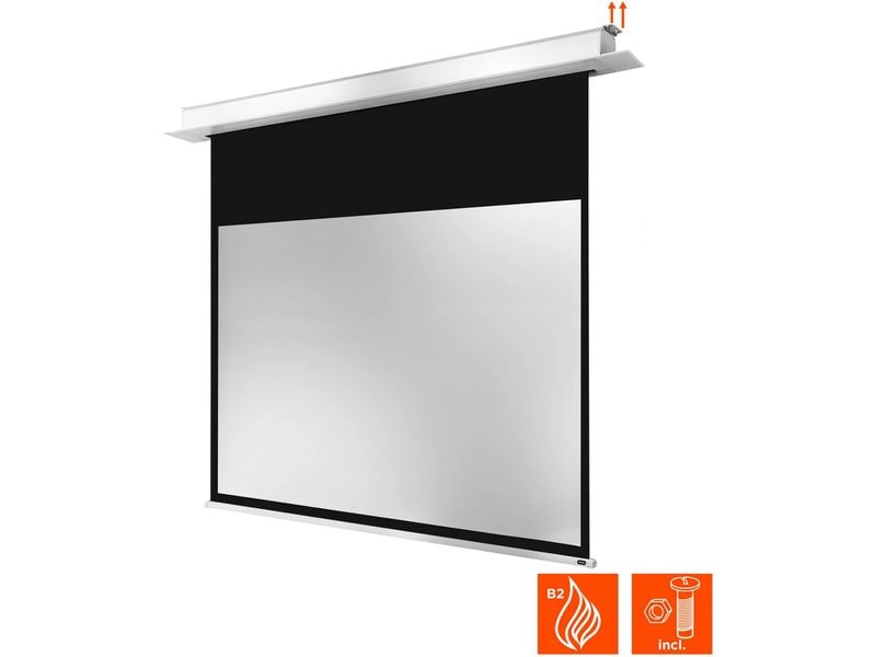 Celexon Deckeinbauleinwand Motor Professional Plus 300x225c Elektrische Deckeneinbau Leinwand