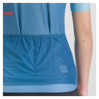 Maillot Manches Courtes Femme Sportful Light Pro Bleu Clair