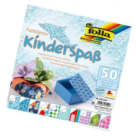 Folia Faltblätter Kinderspaß, 20 x 20cm, 50 Blatt