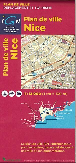 IGN - NICE 1 13 000 PLAN DE VILLE