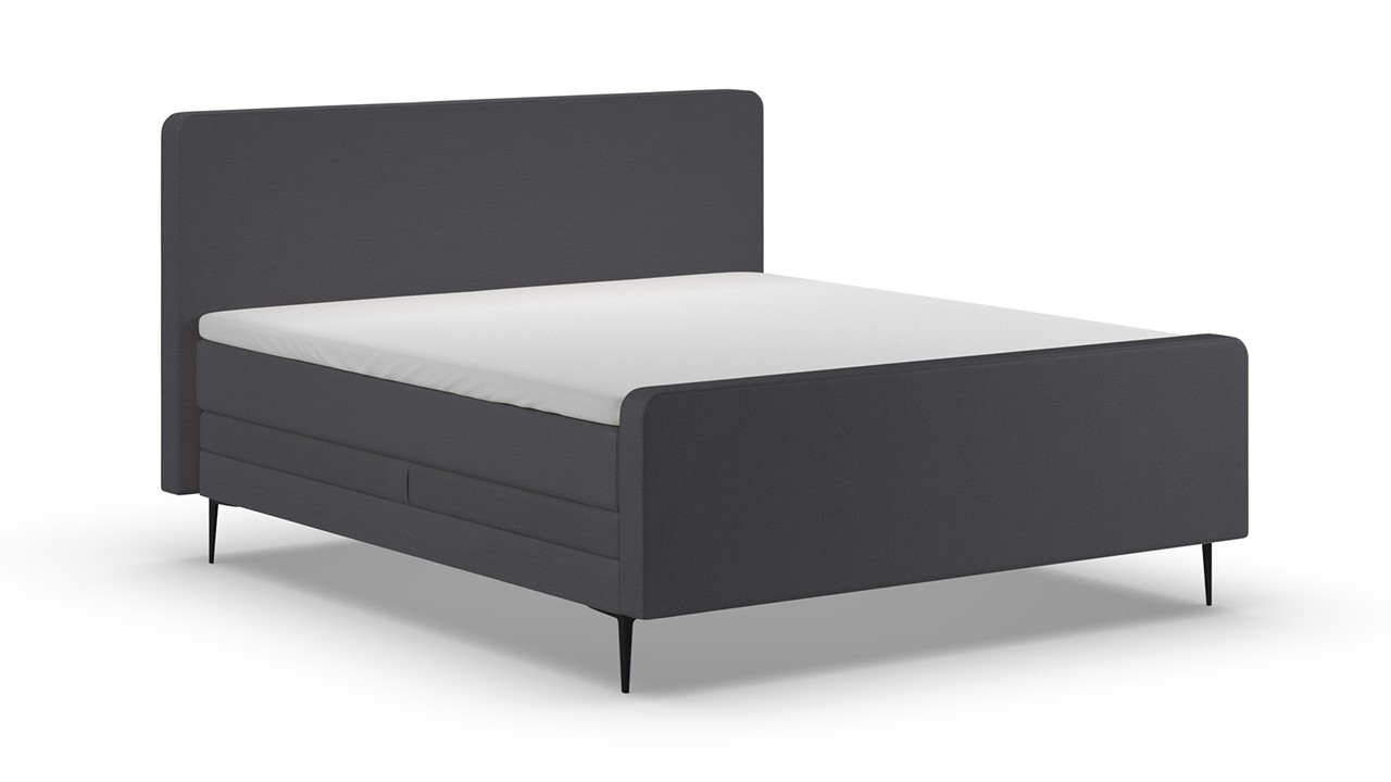 Elektrische boxspring Glade - Soft suede grey
