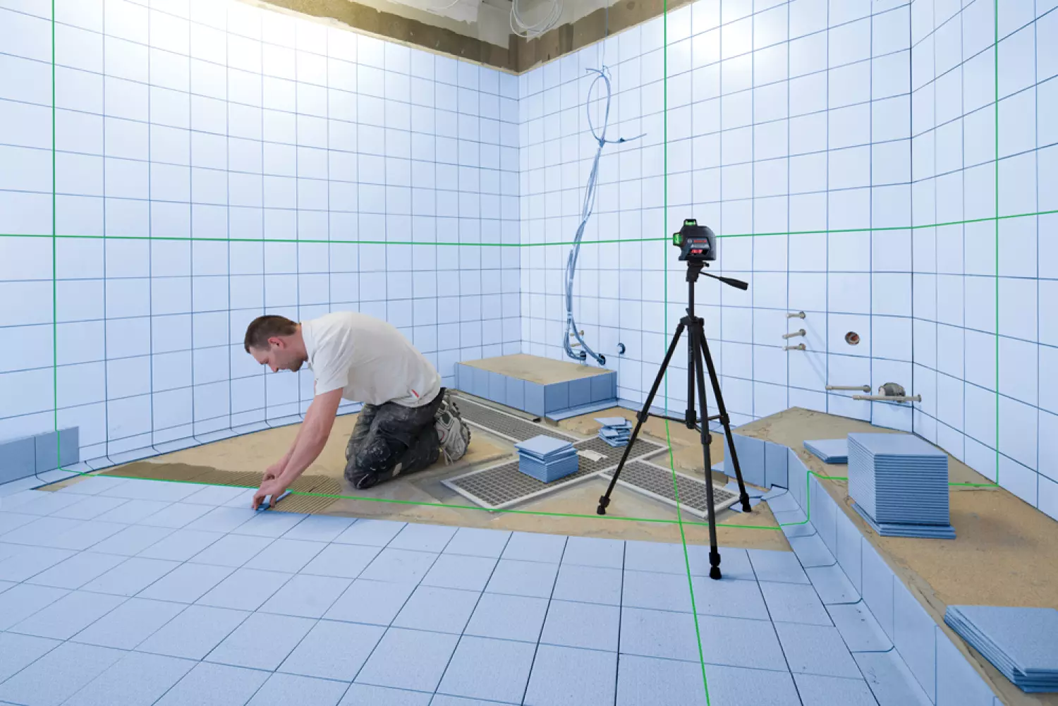 Bosch GLL 3-80 G Kruislijnlaser in opbergetui in koffer - 30 - 120 m