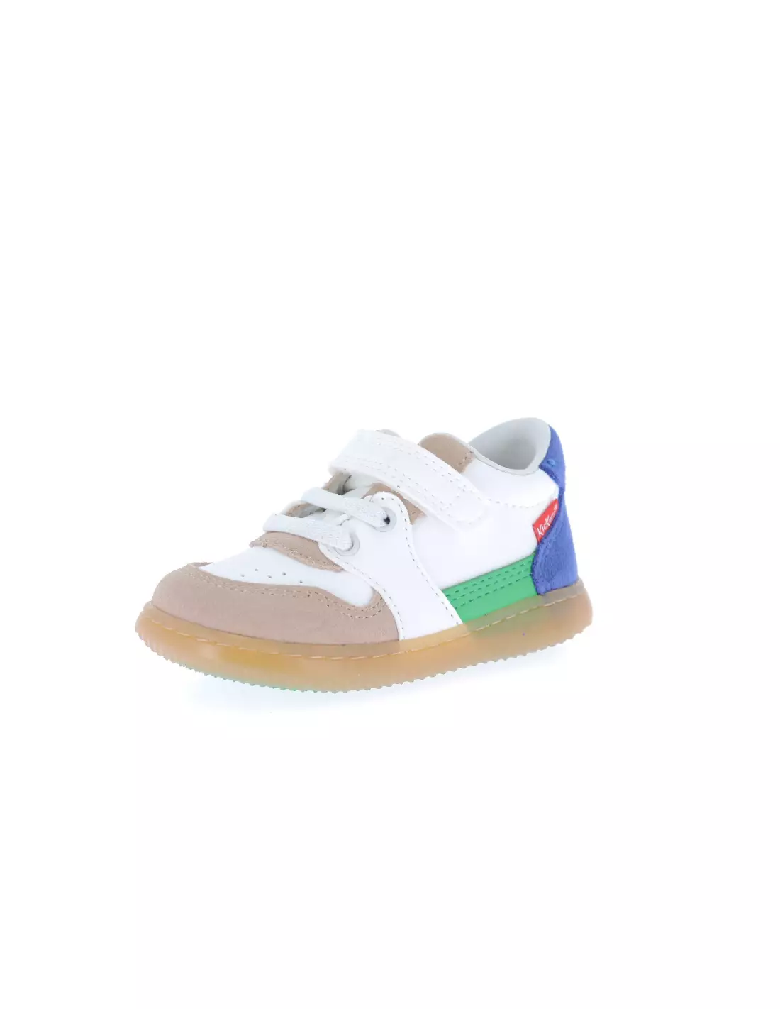 KICKERS KICKBUVAR - Baskets BEIGEBLEUVERT