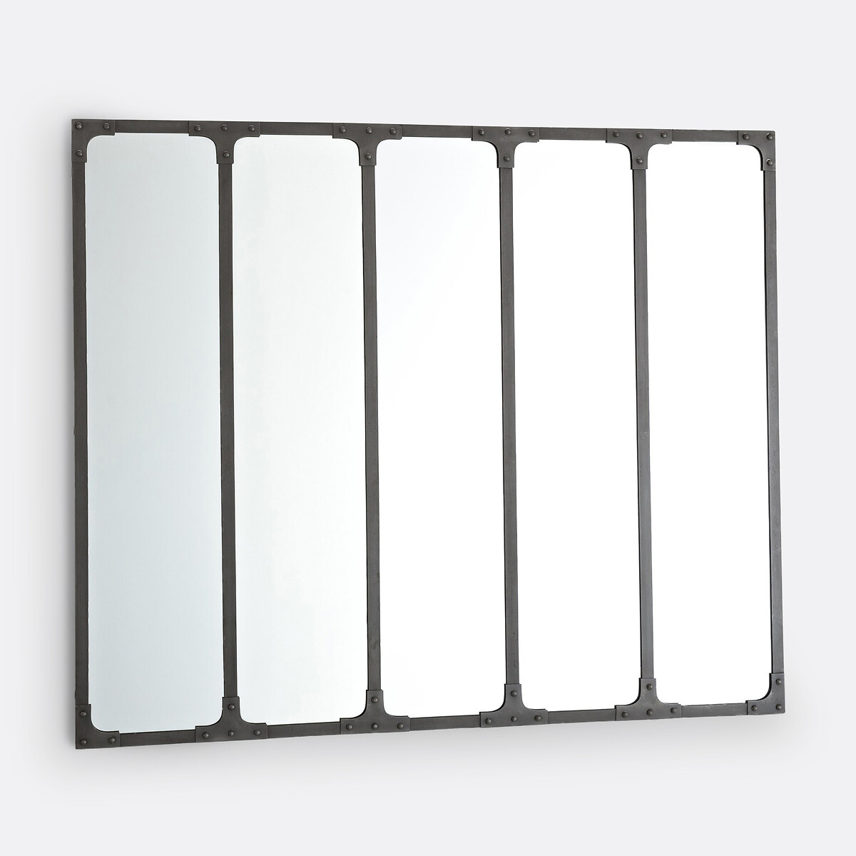 LA REDOUTE INTERIEURS<br>Espelho metálico estilo industrial 144x120 cm, Lenaig