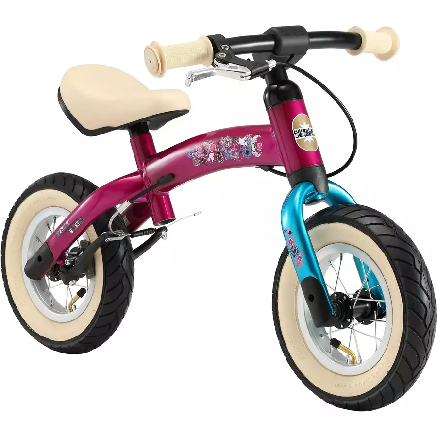 Bikestar Laufrad 10 Zoll Sport Flex berry, türkis