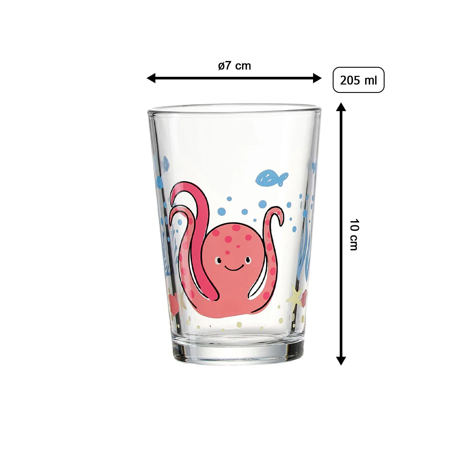 Ritzenhoff & Breker Kindergläser Dschungel- und Meerestiere 205 ml 6er Set