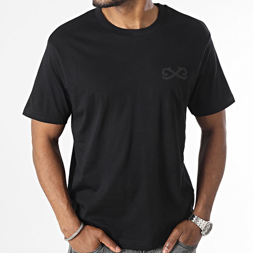 Tee Shirt Oversize Infini Noir Noir