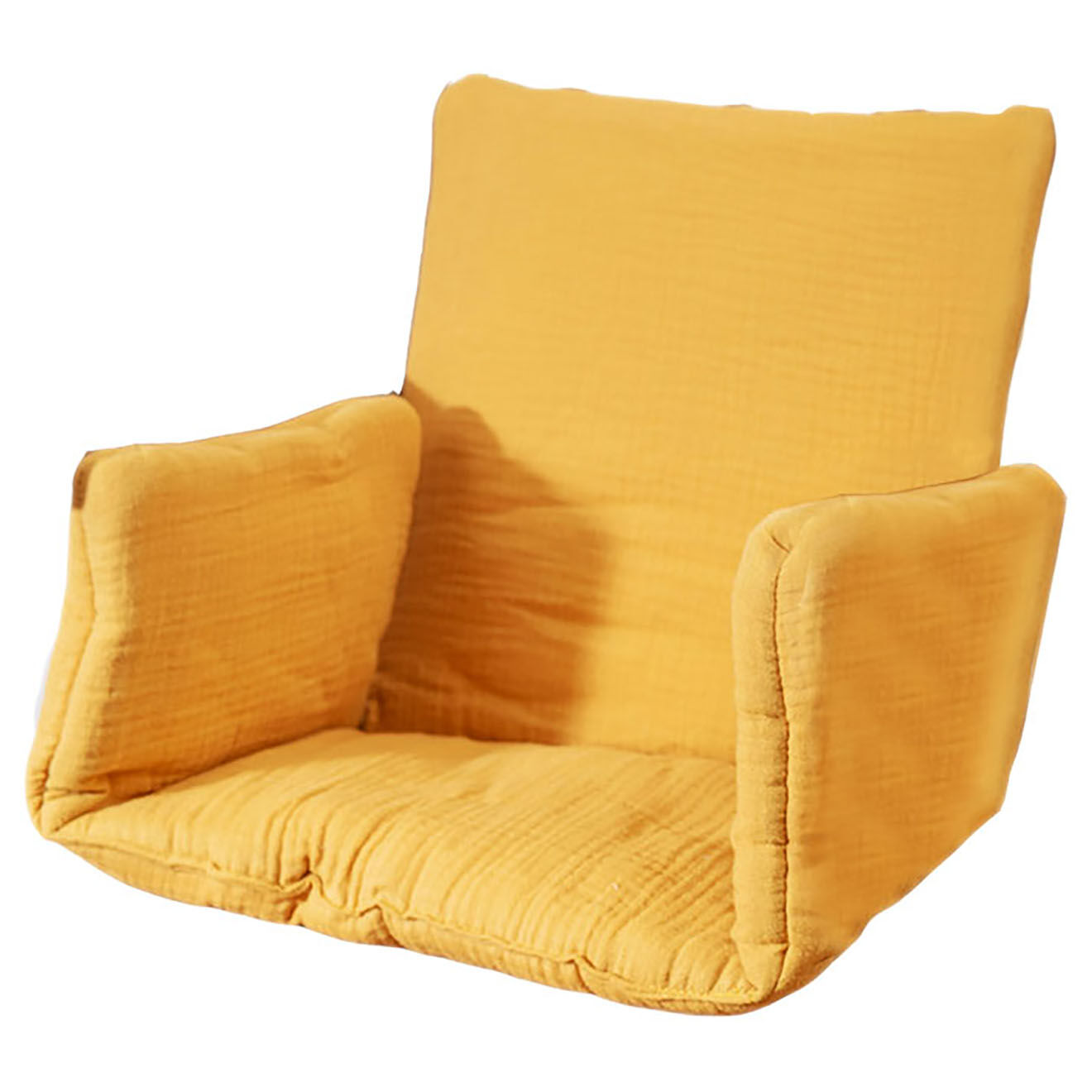 Papate Coussin de Chaise Haute en Coton Bio honey - 31x16x27 cm