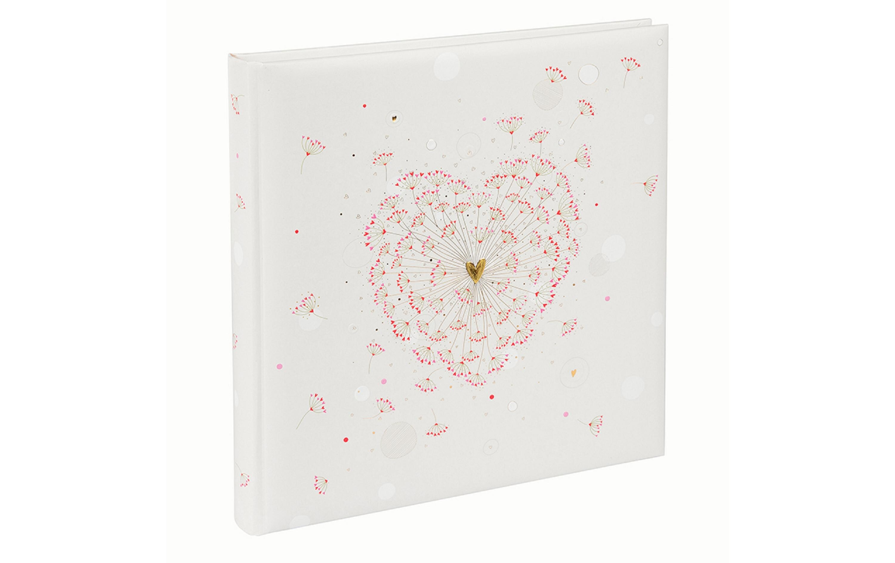 Fotoalbum Golden Heart, 30 x 31 cm, 60 SeitenFotoalbum für bis zu 180 Fotos im üblichen 10 x 15 cm Format