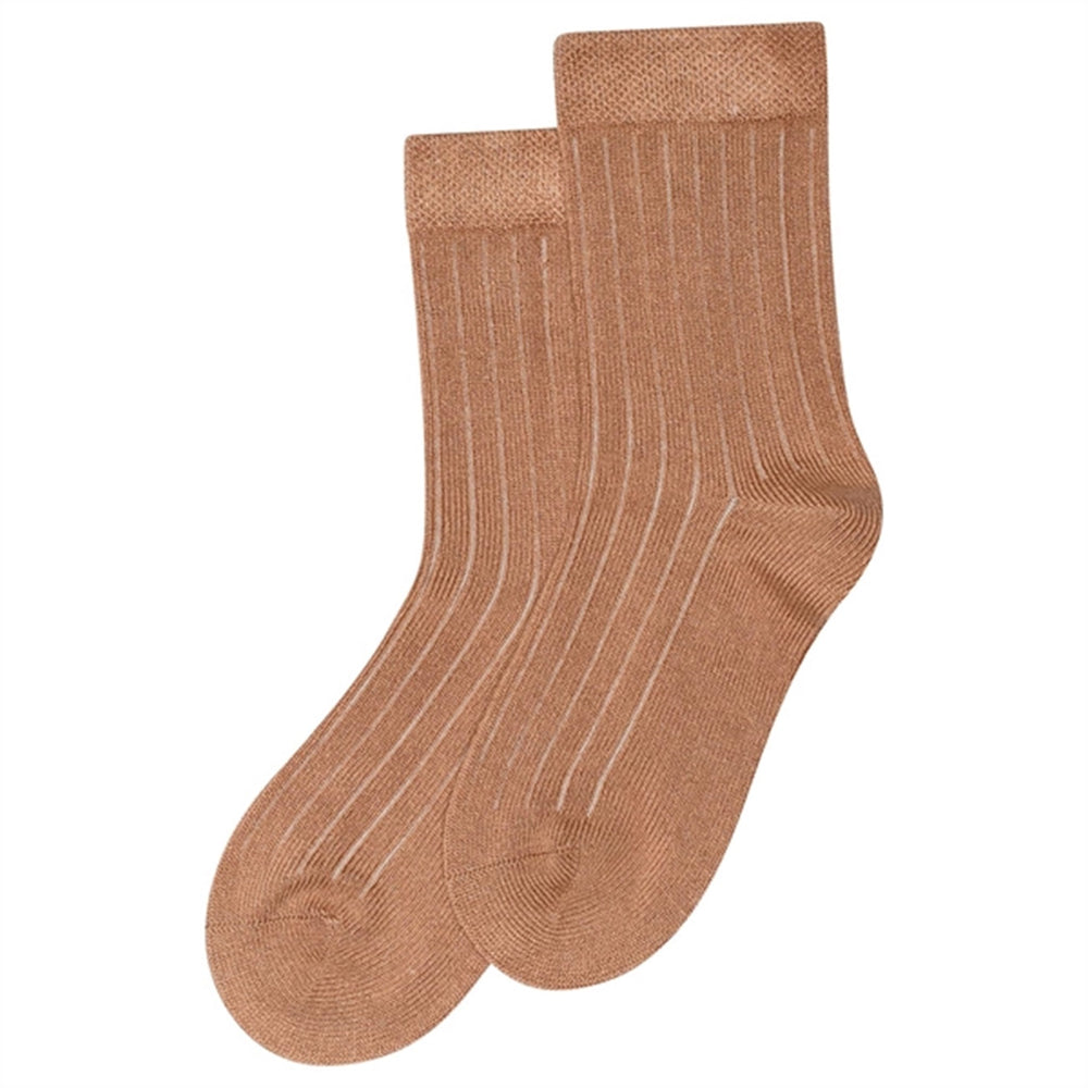 Beige Bambus Strømper Noos - minipop® → Luksusbaby.dk