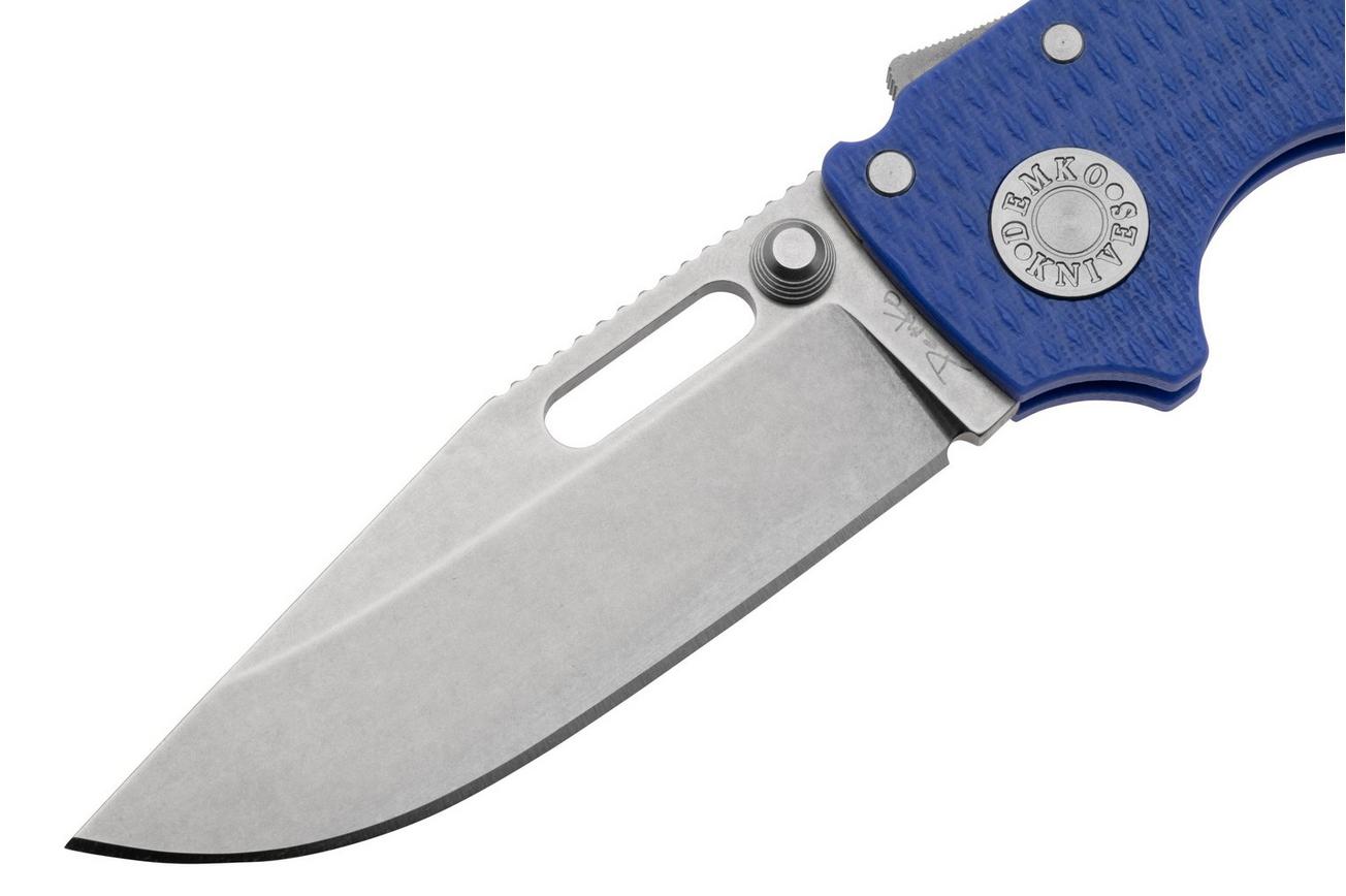 Demko Knives AD20.5 Shark-Lock CPM 20CV Clip Point AD205-20CV-BLG10-CP Blue G10, zakmes