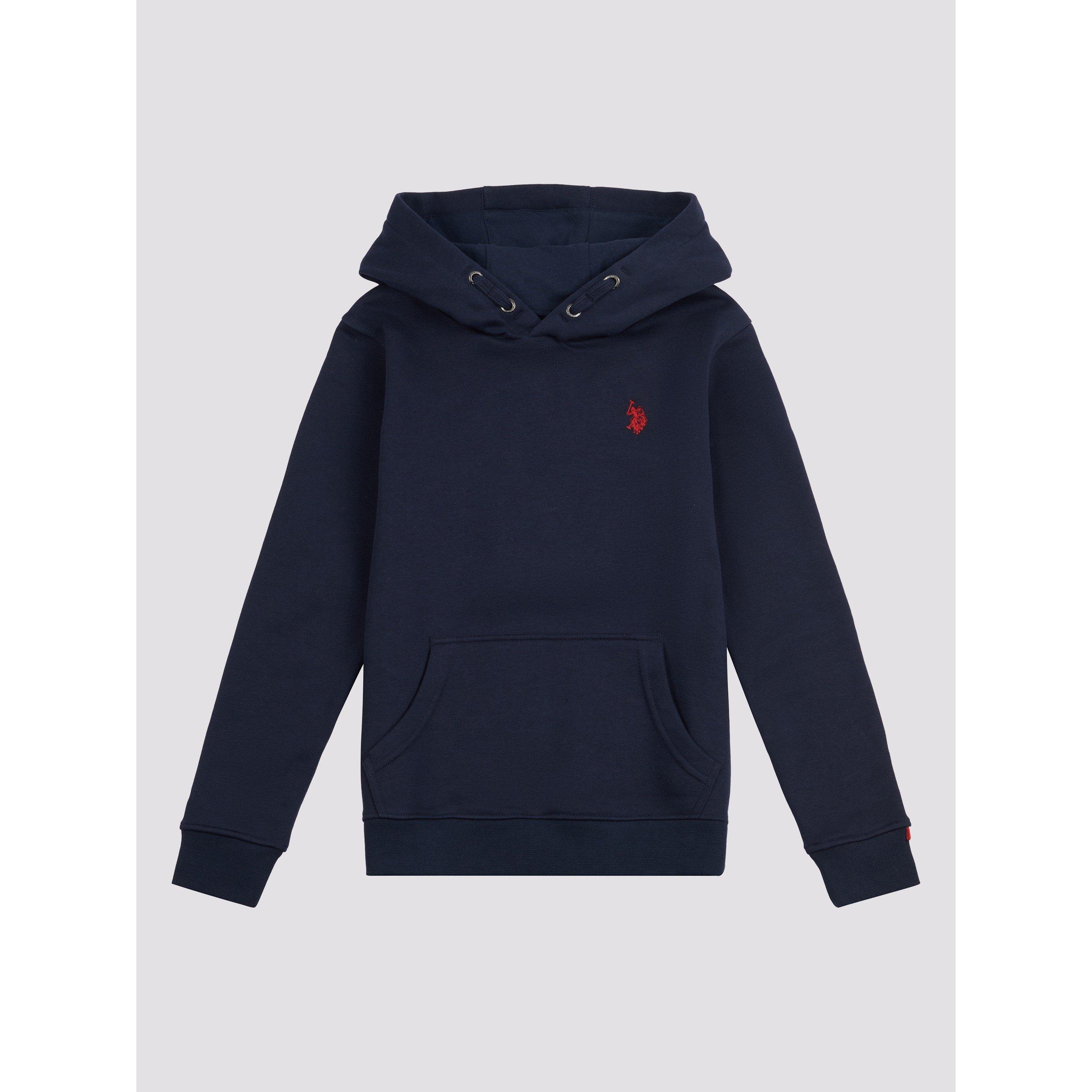 US Polo Assn Double Horsemen Brush Back Hoodie Childrens