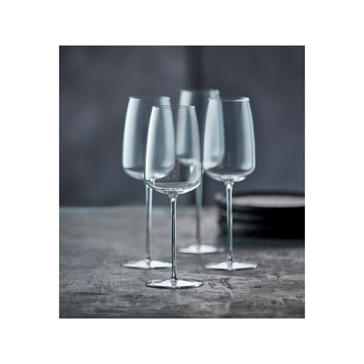 Lyngby Glas Veneto 2-pak Hvidvinsglas, Klar, 48 cl