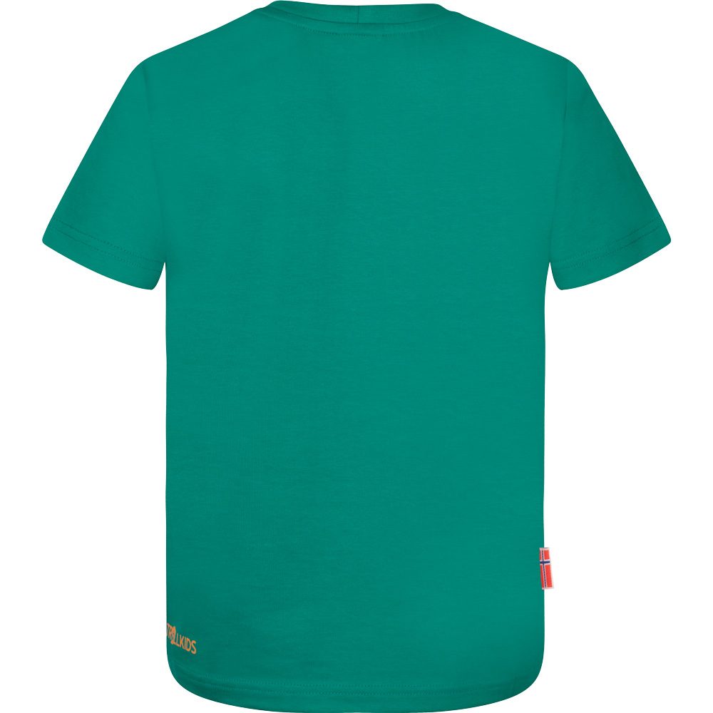 Trollkids Halsafjord T-Shirt Kinder sea green