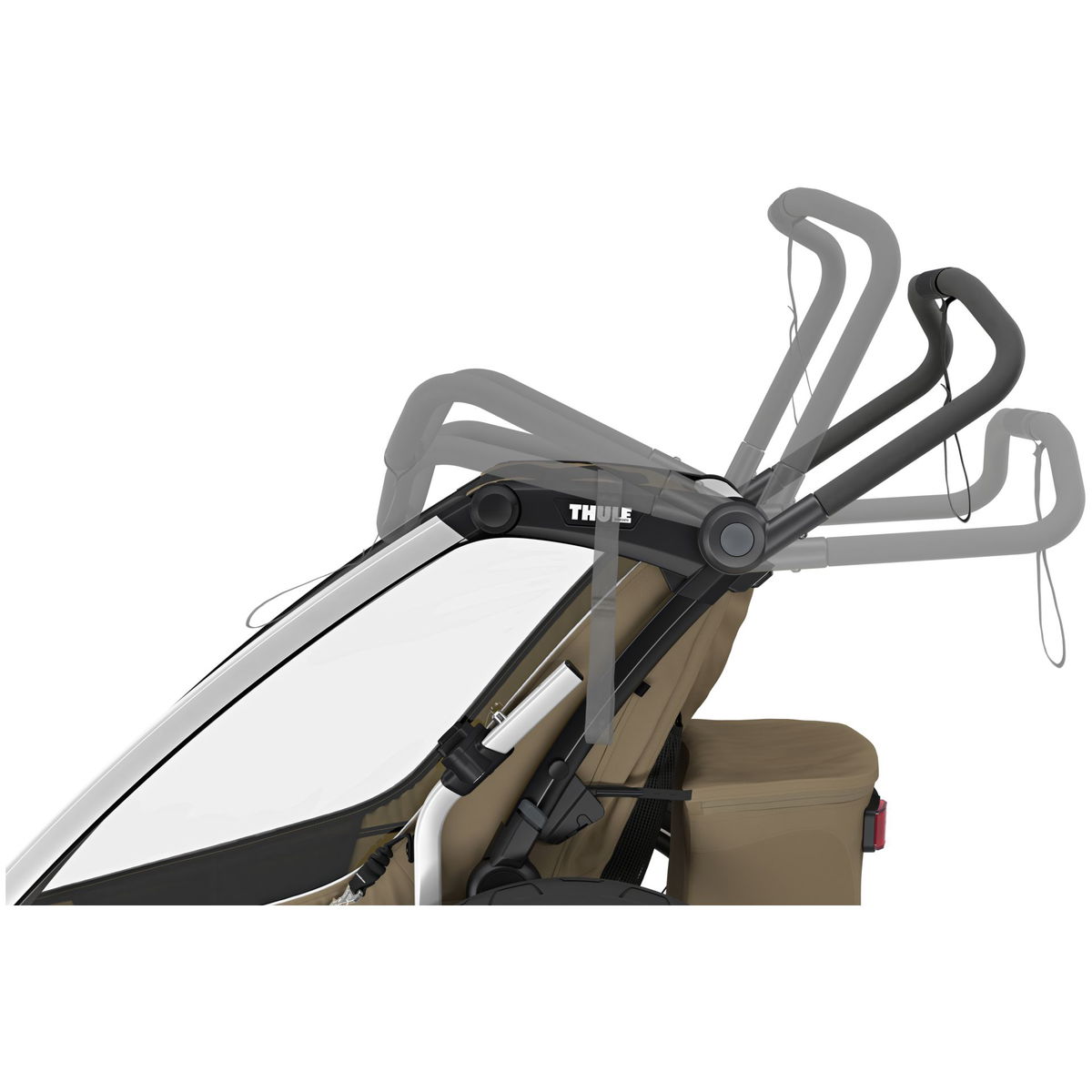 THULETHULE   Chariot CROSS 2 Single alu/faded khaki