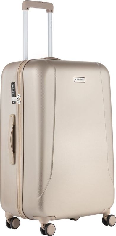 CarryOn - Skyhopper - Ruimbagage Koffer - Champagne - Duurzaam Materiaal