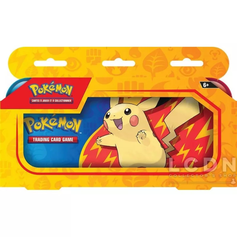 Pokémon - Coffret 2 Boosters + Plumier Pikachu