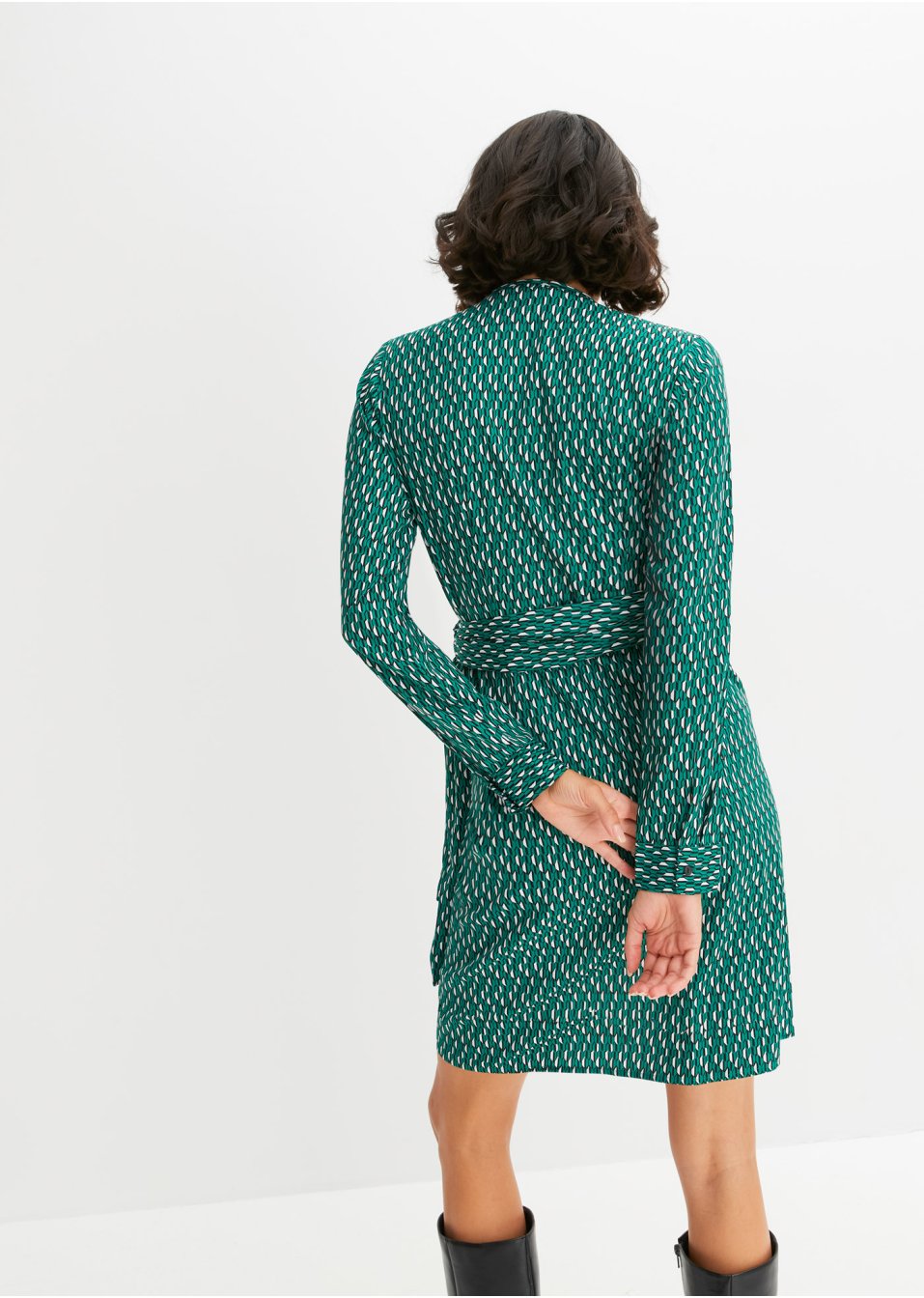 Robe portefeuille imprimée