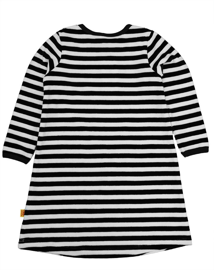 Nicki-Nachthemd BASIC gestreift in dunkelblau/weiß