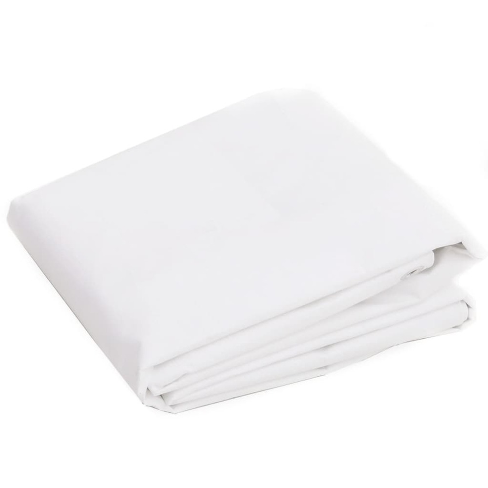 Bâche 260 g/m² 3x3 m blanc pehd