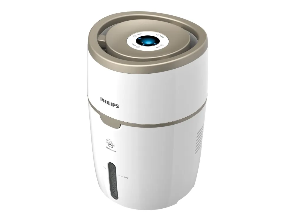Philips Series 2000 HU4816 - Luftfugter - mobil, gulvstående - hvid/champagneguld