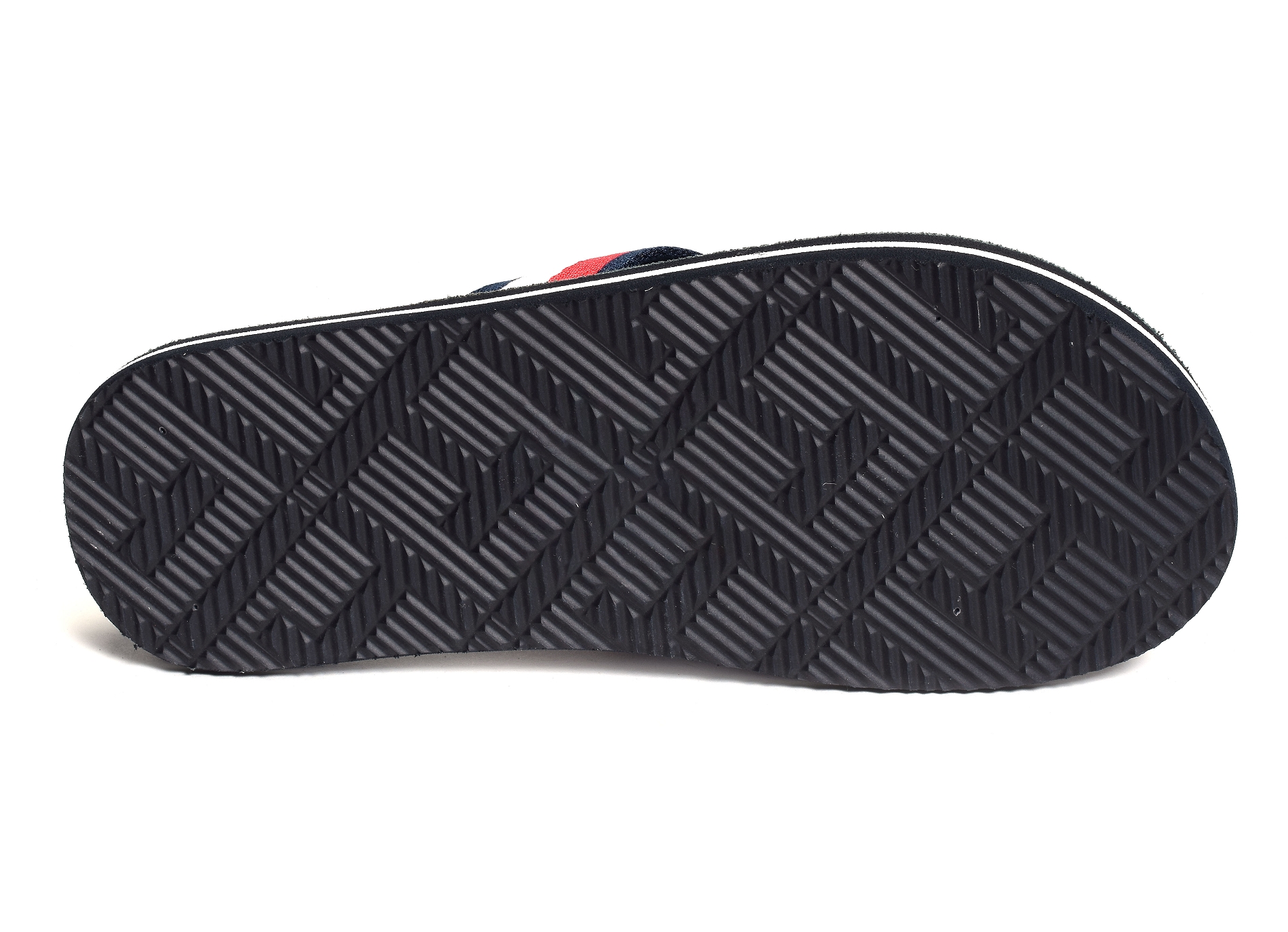 Elevated leather beach sandal 3980 marine