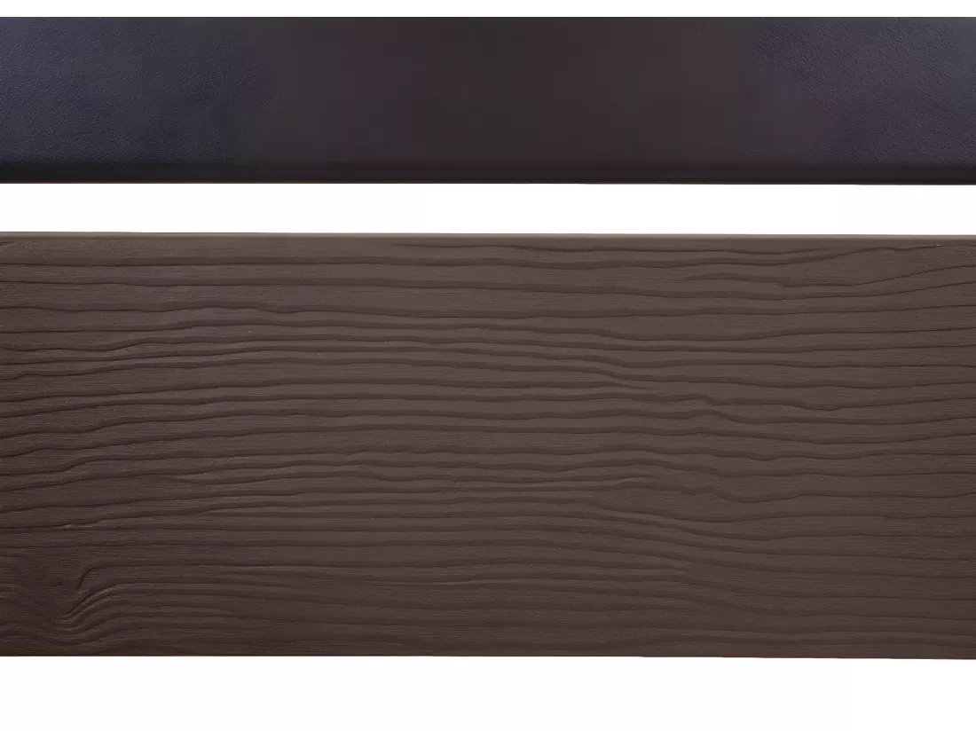Clôture pour poubelles en aluminium MCW-K57, marron