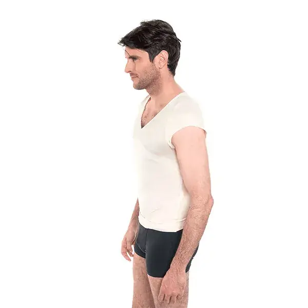 Colete Corretor de Postura Percko Lyne Up para Homens, Nude, Tamanho 1