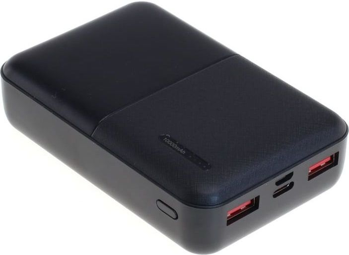 Powerbank - Zwart - 10000 mAh - USB-C en USB-A Uitgangen