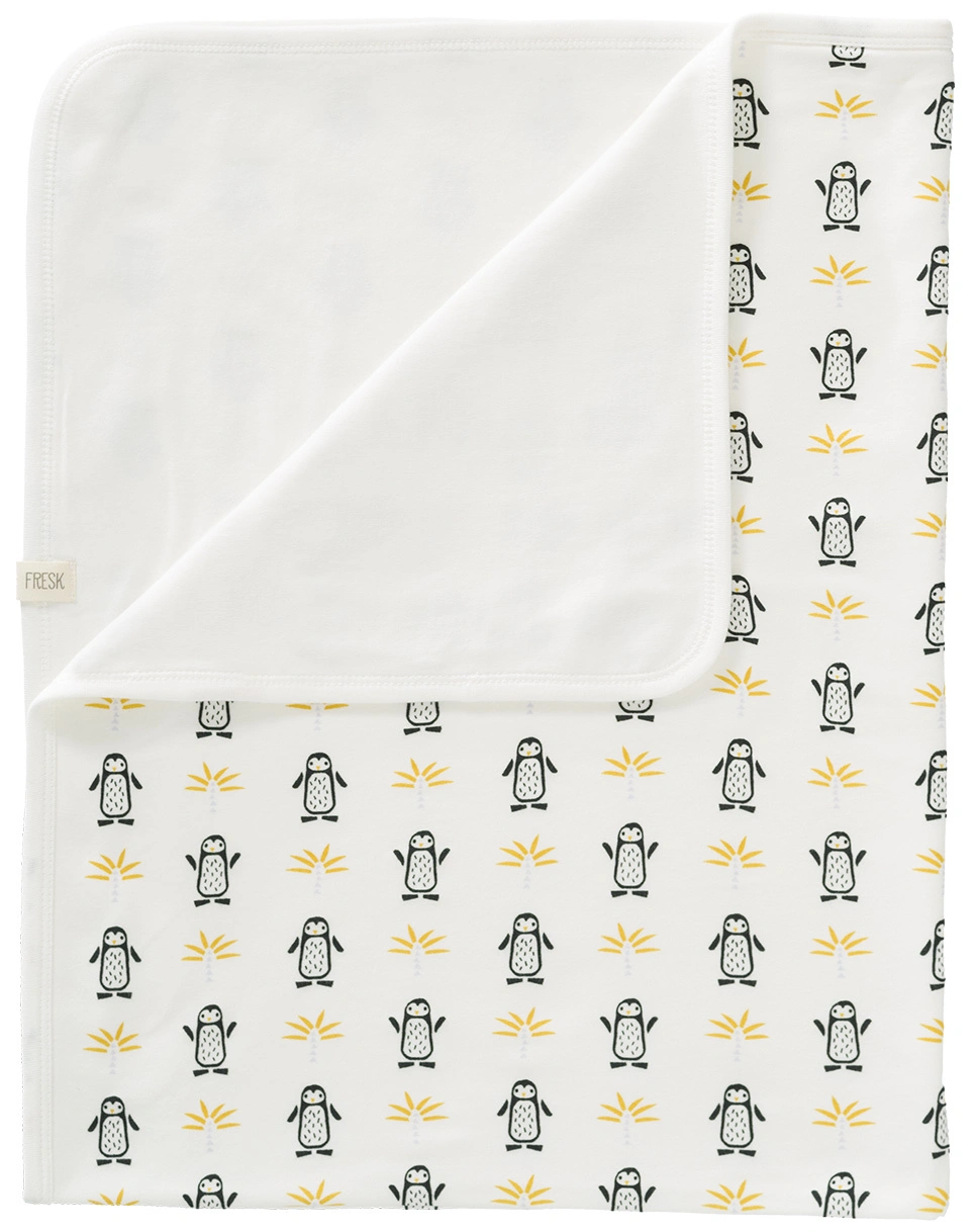 Kuscheldecke PINGUIN (80x100) in weiß