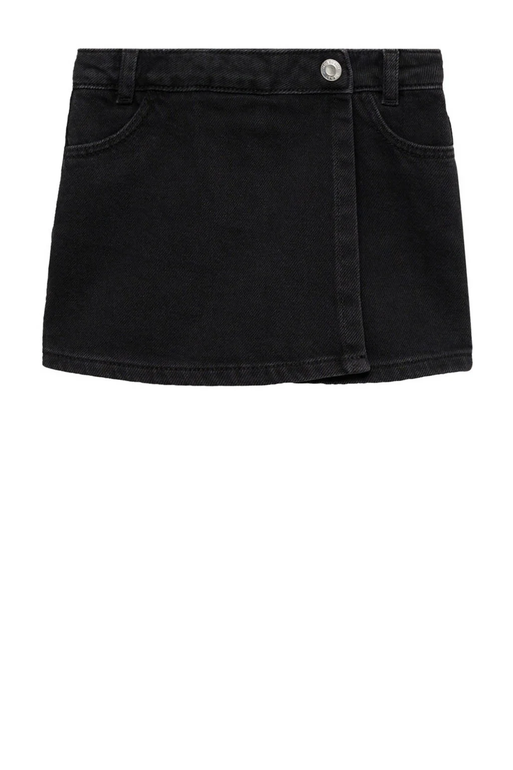 Mango Kids skort black denim