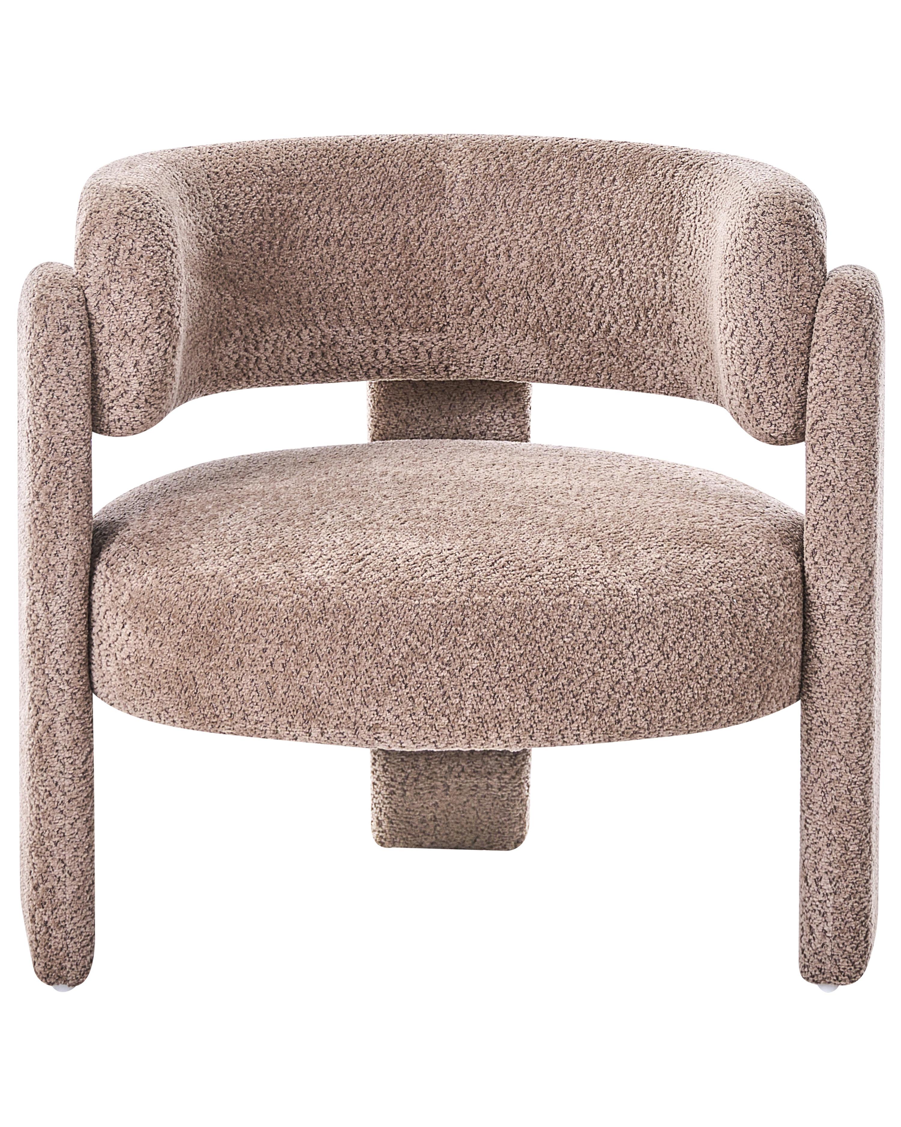 Fauteuil BUREA Chenille Taupe