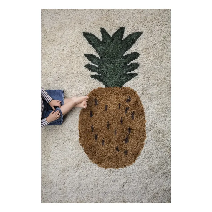 Ferm Living Kids Tapis en laine Fruiticana ananas