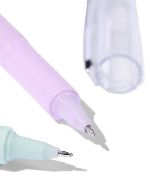 3 stylos à bille encre grise effaçable