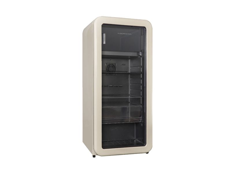 Kibernetik Getränkekühlschrank RKS149 Rechts, Beige Retrokühlschrank