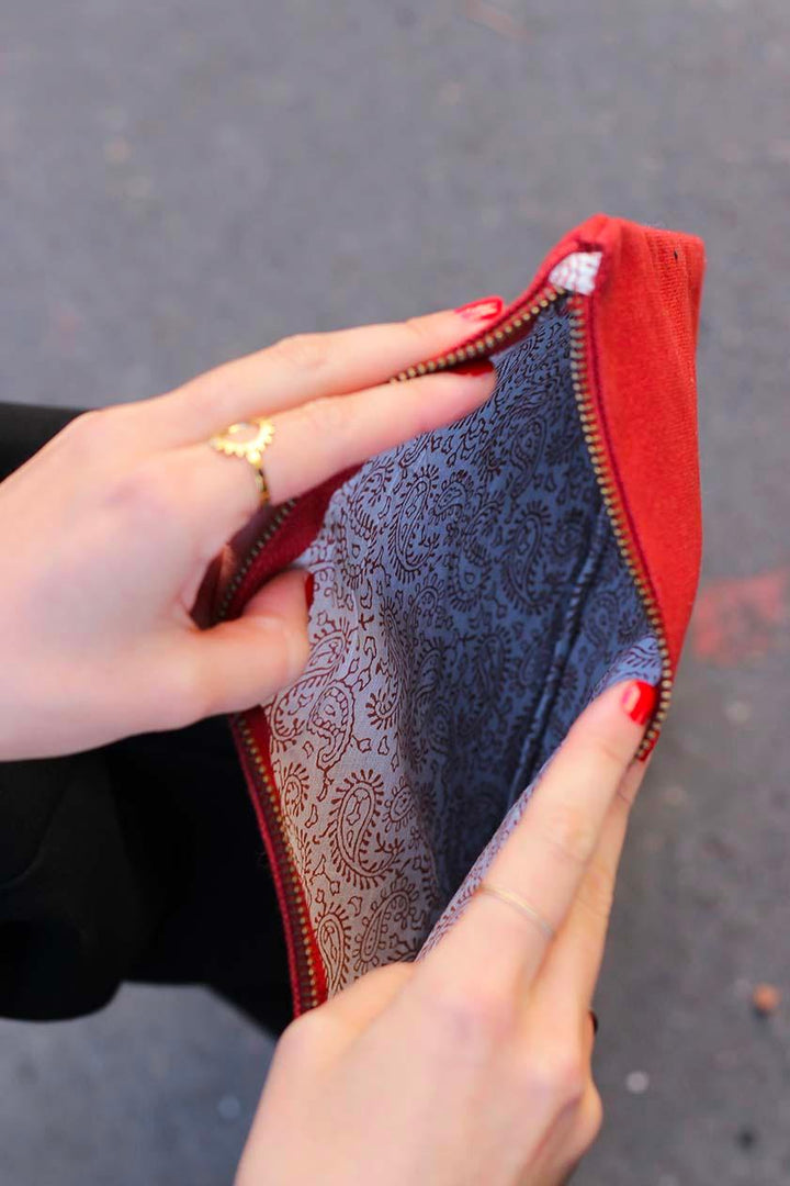 Pochette Ema terracotta