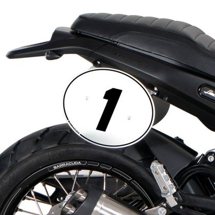 Plaques latérales Barracuda kit complet (support et Plaques numéro)