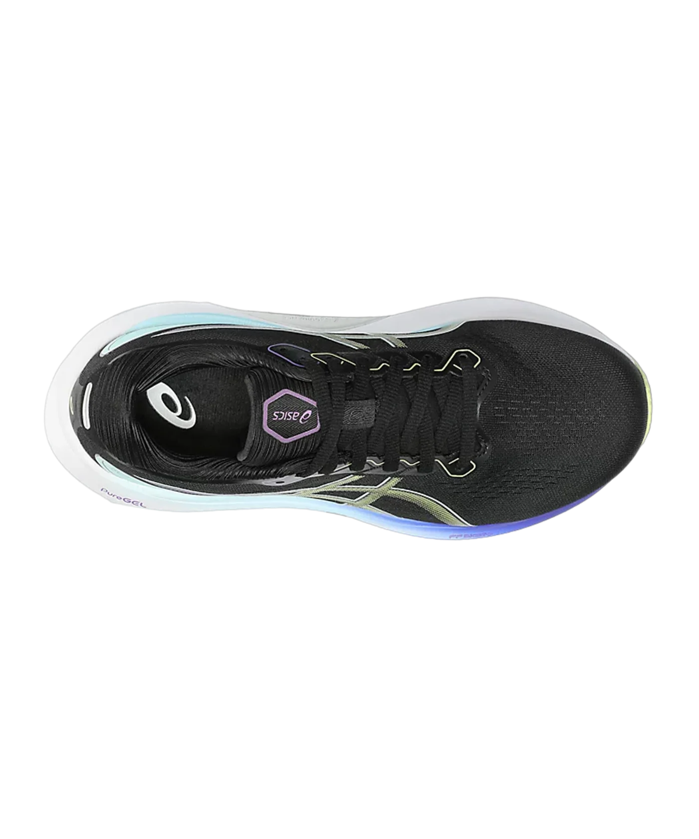 Asics Gel-Kayano 30 Damen Schwarz Gelb F003
