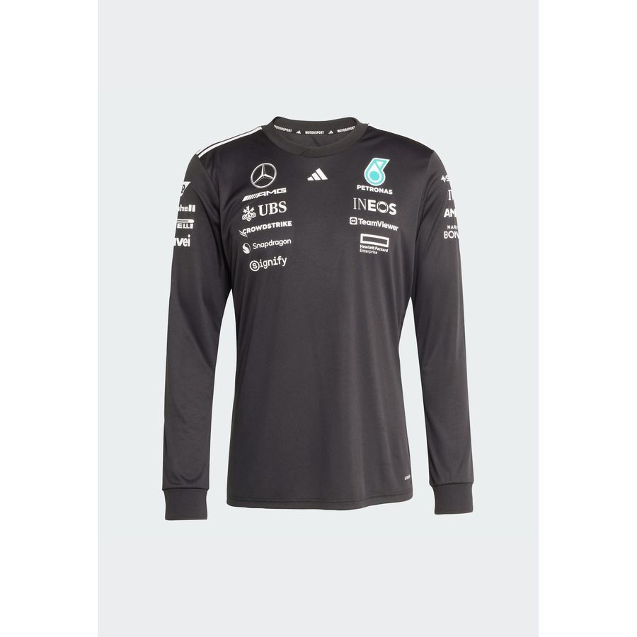Adidas Maillot pilote manches longues noir Mercedes - AMG Petronas Formula One Team