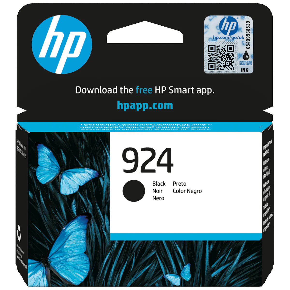 HP 924 blekkpatron (sort)