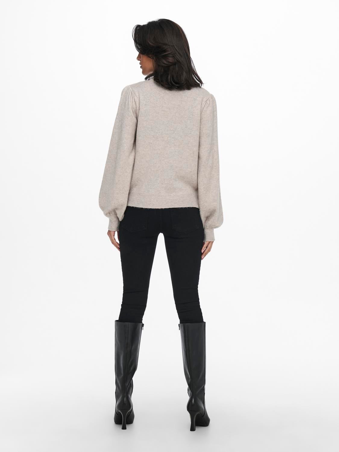 JDYRUE Strickpullover Chateau Gray