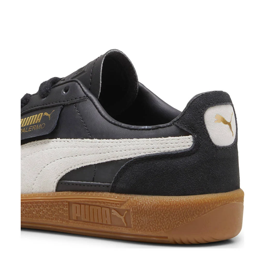 Puma Palermo Lthsneakers zwart/grijs