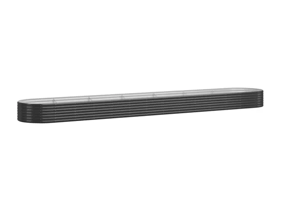 Lit surélevé de jardin Acier enduit de poudre Anthracite