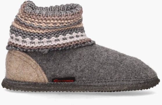 Giesswein Sloffen Vrouwen grijs beige wit